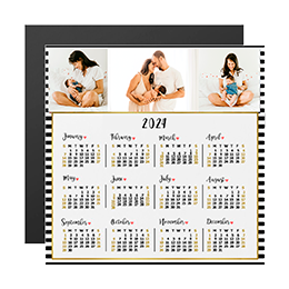 Magnetic calendar 15x15